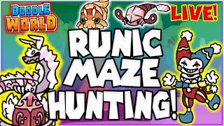 🔴 Runic Maze Hunting! Doodle World! (2023) {RoadTo10K}