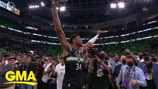 Milwaukee Bucks win 1st NBA title in 50 years l GMA