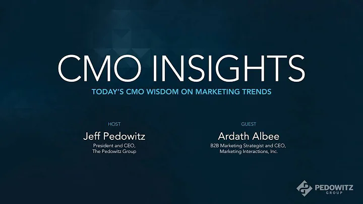 CMO Insights: Ardath Albee, CEO, Marketing Interac...