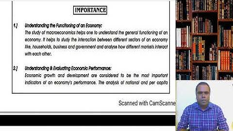 SYBCOM ECO CH 1 INTRODUCTION TO MACRO ECONOMICS