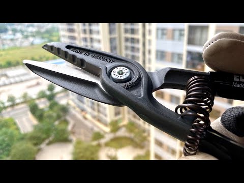 Video Kéo cắt tôn hướng thẳng, lưỡi dài 60mm ELORA 284-250 -... - youtube