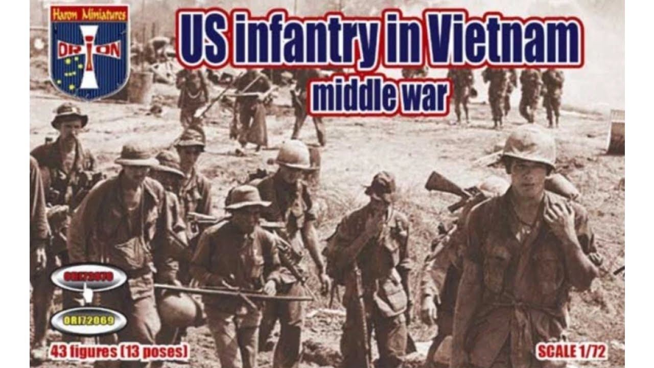1/72 Vietnam US Soldiers Set I (5 figures) Mironious MM72106