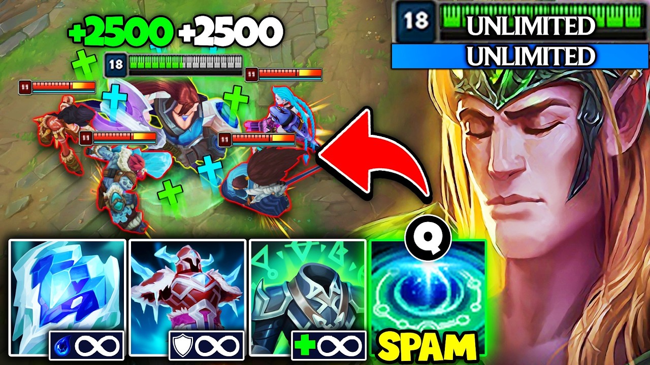 This Taric build gives you UNLIMITED healing and mana... (YOU CAN ...