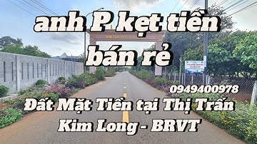 Anh P kẹt tiền bán rẻ lô đất vườn 4700m2 có thổ, mặt tiền đường Thị Trấn Kim Long, Bà Rịa Vũng Tàu