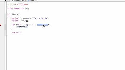 How to copy / duplicate an array (C++ programming tutorial)