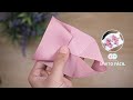 Laço boutique ventilador de mão com fita de gorgurão n9 | DIY por ELysia Handmade