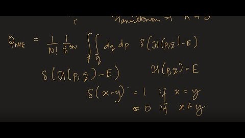 Molecular Simulation Theory And Practical Applications - Statistical Mechanics Part 3