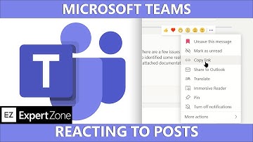 Microsoft Teams - Reacting to Posts | Tips and Tricks