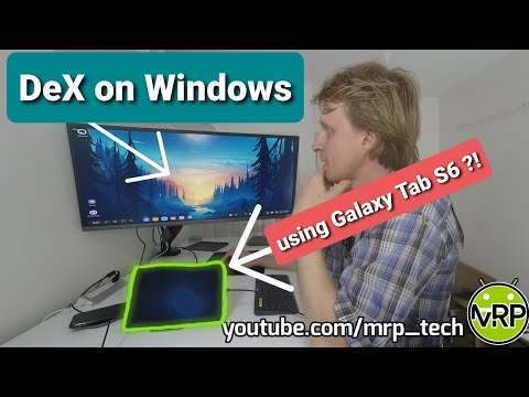 Samsung DeX on Windows with GALAXY TAB S6!!. QtScrcpy Setup Tutorial. No ROOT!!!