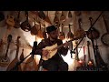 Lorenzo piccone suona la mandola sil nella casa della musica folk