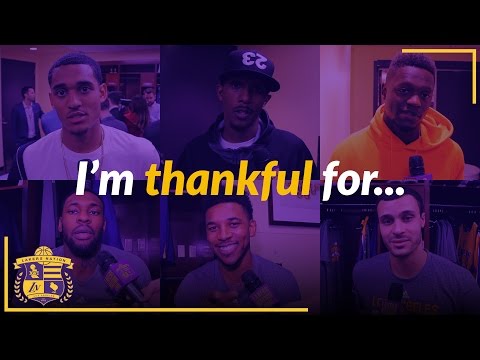 I'm Thankful For ____________ (Lakers Edition!)
