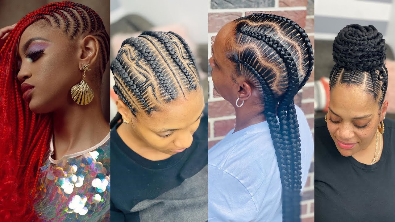 Super Stunning Natural Cornrow Hairstyles To Wear In 2020 - YouTube