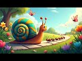 Snail Poem| #cartoon #kidscartoon #snails #kidstv #entertainment #animation #moralstory #kids