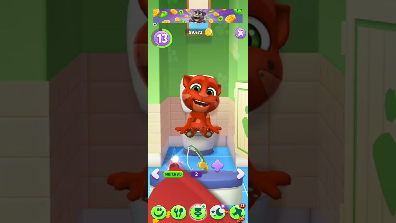 My talking tom 2 #newupdate #funny #viralvideo 