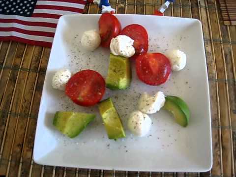 Atkins Snack - Tomato, Avocado & Mozzarella salad