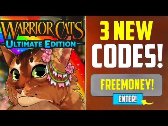 ALL NEW *SECRET* CODES in WARRIOR CATS ULTIMATE EDITION CODES! (ROBLOX) 