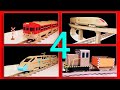 4 Models Cardboard Train | How to Make Cardboard Railway | Build a Cardboard Bridge | HST Train