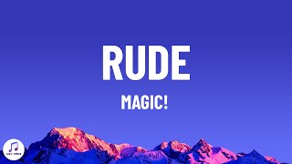 MAGIC! - Rude (sped up lyrics) Resimi