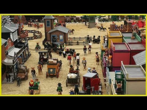 Playmobil Oeste 🚂 Playmobil Indios y Vaqueros ⚔️ Exposición Playmobil 2019 Torrent❗