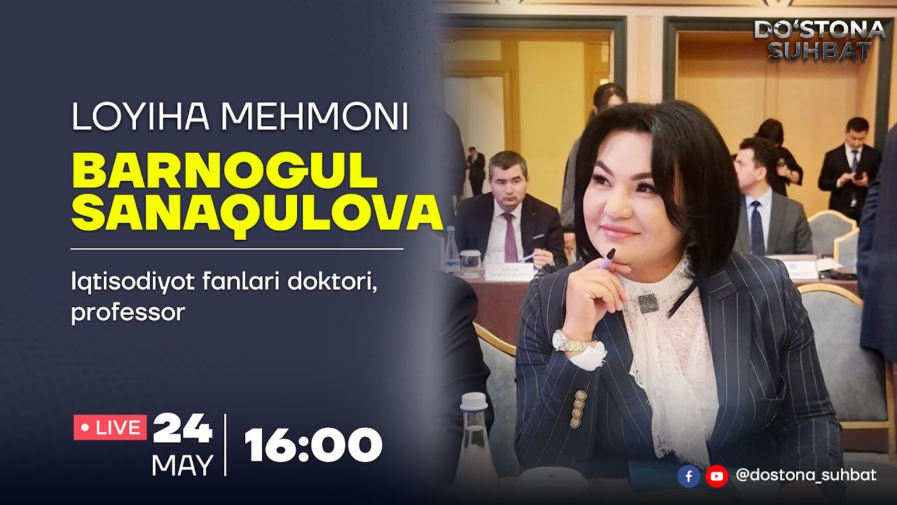 📌"Do'stona suhbat" loyihasining 91-soni mehmoni