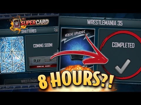 COMPLETING A FULL HEROIC EVENT IN 8 HOURS?! | WWE SuperCard
