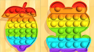 Pop Us Gameplay! Satisfying and relaxing ASMR slicing video