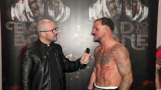 Mark Holmes with Alex Pszczola from LeapFrog Fight TV after his win on Bad To The Bone #bkb