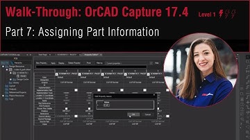 How to Add and Edit Part Information in OrCAD Capture 17.4