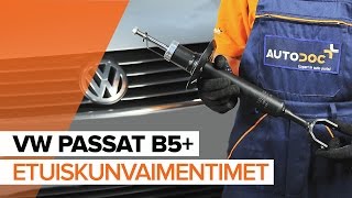 Kuinka korvata Takaiskunvaimennin ja etuiskunvaimennin VW PASSAT Variant (3B6) - opetusvideo