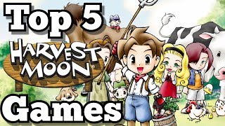 TOP 5 HARVEST MOON GAMES OF ALL TIME!!! screenshot 4