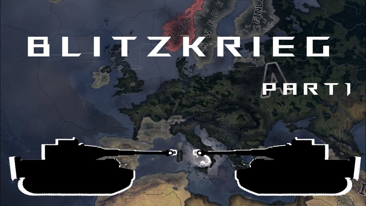 German Blitzkrieg Experience Part 1 (Hoi4) - YouTube