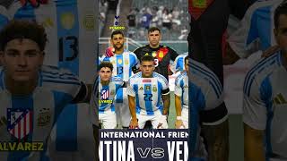 Argentina 1-0 Venezuela International Friendly Match 2025🔵Players Club #shorts #argentina #duniabola
