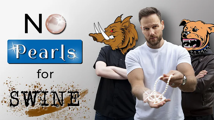 What did JESUS mean by saying "Do not cast your PEARLS before SWINE"?