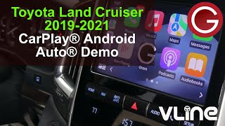 Wireless CarPlay & Android Auto Upgrade for 2019-2021 Toyota Land Cruiser (GROM VLine VL2)