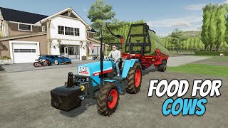 LARGE SUPPLY OF FOOD FOR COWS | FARMING SIMULATOR 22 #36 IN HINDI