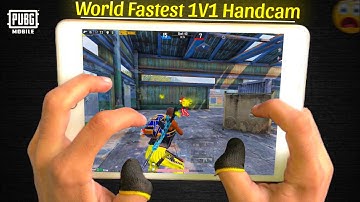 WORLD FASTEST 1V1 HANDCAM 😱 iPad Mini 5 Vs Pro Tdm Player | PUBG|BGMI