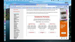 Subatomic Particles Concept Builder tutorial
