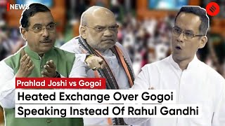 No Confidence Debate In Lok Sabha Sparks Controversy Over Gogoi Speaking Instead Of Rahul Gandhi
