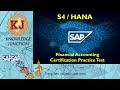SAP S4/HANA Certification Practice questions SAP Financials ERP SAP FI / FICO Exams