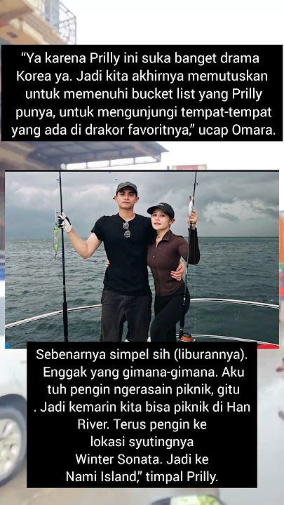 Prilly dan Omara Liburan Romantis ke Korea Selatan#prillylatuconsina #omaraesteghlal #trending