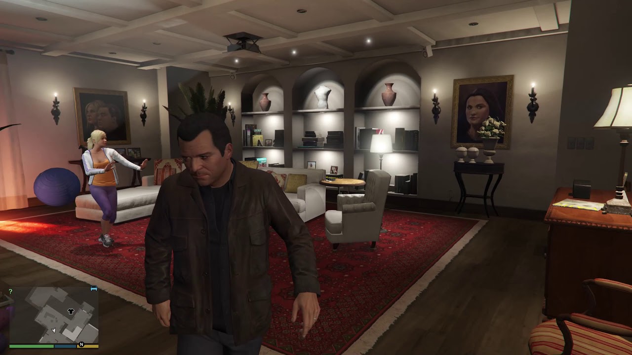 Grand Theft Auto V Tour Michael's House YouTube