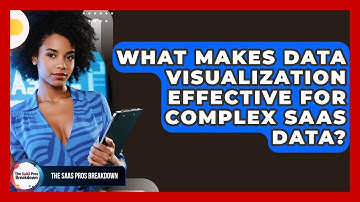 What Makes Data Visualization Effective For Complex SaaS Data? - The SaaS Pros Breakdown