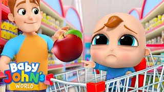 No No Crying Song | Playtime Songs & Nursery Rhymes by Baby John’s World Resimi