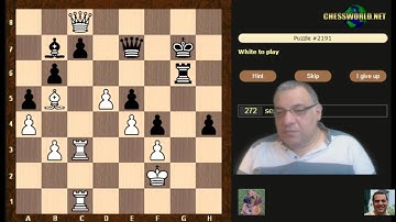 How to solve Chess Puzzles: Chessworld.net Puzzle Practice #54