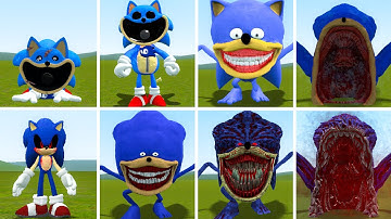 EVOLUTION OF ALL NEW SONIC SMILING CRITTERS POPPY PLAYTIME CHAPTER 3 In Garry