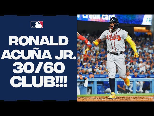 Ronald Acuña Jr. SLAMS his way into HISTORY!! Braves star is the