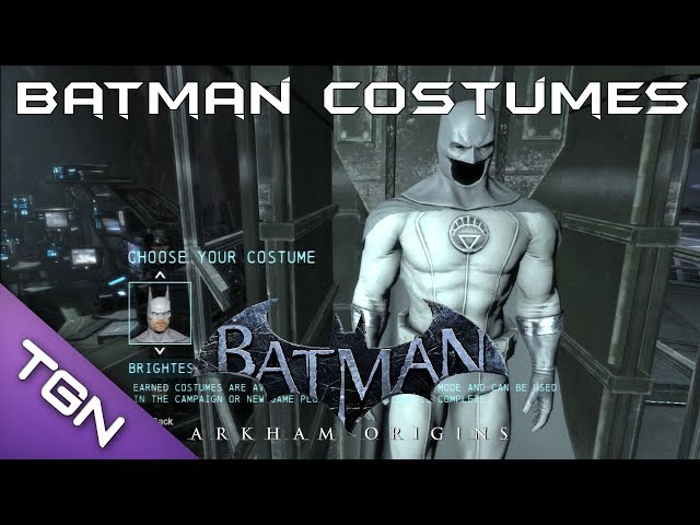 Batman Arkham Origins costumes line up  Batman arkham origins, Batman  arkham, Batman arkham city