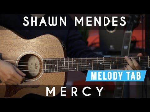 Mercy - Shawn Mendes | Guitar Lesson (Tutorial) Melody Tab