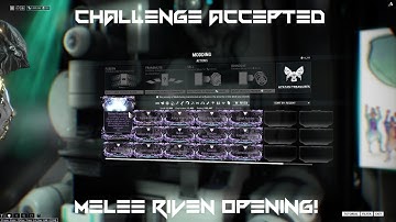 Warframe: Melee Riven: No Killing (challenge Accepted)