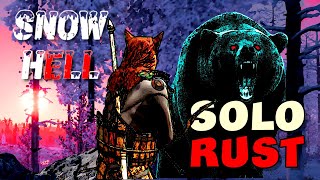 How a 10,000 hour SOLO surives the SNOW in Rust..